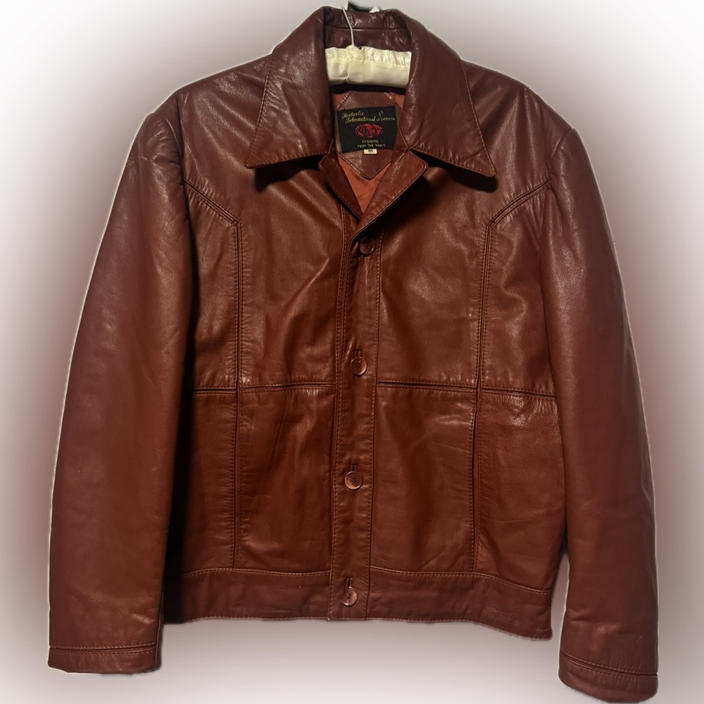 Women's Classic Brown Leather Jacket